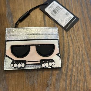 Karl Lagerfield Paris new in bag scarf and card holder